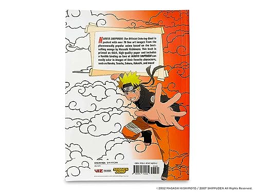 NARUTO SHIPPUDEN: The Official Coloring Book WoodArtSupply