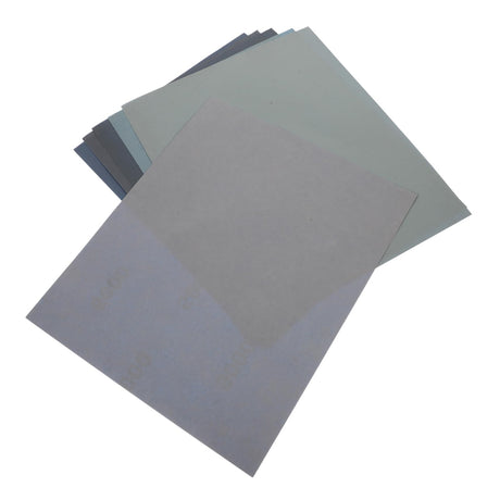 HEALSOPTHY Sandpaper Precision Grits for Wood Metal Automotive Finishing Wet Dry Abrasive for Furniture Wood Turning Projects Per Pack HEALSOPTHY