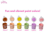 Innovative Designs Disney Princess Canvas Paint Set for Kids with 3 Canvases, Acrylic Paint, Paintbrush, & Easel Innovative Designs