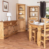 Furniture Dash Solid Wood Storage Cabinet 51.9" W, 16.9" D, 31.7" H - Sideboard Buffet with 3 Doors & 2 Drawers, Ideal for Living Room, Kitchen, Furniture Dash