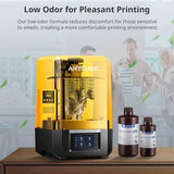 ANYCUBIC 3D Printer Resin, ABS-Like Resin Pro 2 with Enhanced Strength and Toughness, Performance far Superior to ABS-Like Resin, Low Odor, Wide Compatible for All Resin 3D Printers (Clear, 1kg) ANYCUBIC