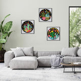 Nuberlic 3 Pack Embroidery Kit for Beginner Adults, Stamped Cross Stitch with Cactus Patterns Include 3 Hoop, Cloth Thread Needles and Instructions