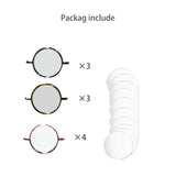 Dielianyi Blank Sublimation Watch Charms for Smartwatch Bands Personalized Sublimation Watch charm Blank set (Set of 10) (Round) Dielianyi