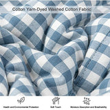 Double Quilt 100% Cotton Summer Duvet Hypoallergenic Single Double Duvet to Keep Skin Cool Soft and Lightweight Thin Cotton Quilt Machine Washable A 150x200cm Generic