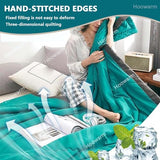 Cooler Comforter 150x200/180x200cm Double Single Cooler Quilt Lightweight Soft Summer Duvet King Size Down Comforter for All Seasons Washable Cooling Comforter for Hot Sleeper(4A,150x200cm/59x78in) Qwhyqxi