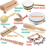 STOIE'S Wooden Toddler Musical Instruments for Kids Ages 5-9 Montessori Baby Musical Instruments for Toddlers 3-5 Kids Musical Instruments Toys Music Stoie's