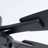 Nuoqiso 52 Inch Ceiling Fans with Lights and Remote Control, Farmhouse Ceiling Fan with LED Lighting for Bedroom Living Room and Patio, Black Caged Ceiling Fan for Indoor and Outdoor(NO Bulbs) Nuoqiso