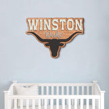 Personalized Nursery name sign, Western nursery decor, Western baby nursery, Nursery name sign for boys, Custom name sign for nursery, Layered baby IZI POD