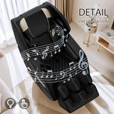Msutree 2026 Massage Chair Full Body, Zero Gravity Massage Recliner Chair with Auto Modes, 6 Fix Point Rollers, Airbag, Foot Massage, Touch Screen Controller, Deep Yoga Stretch, Heating Function