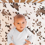 The Peanutshell 3 Piece Baby Crib Bedding Set for Boys & Girls - Newborn, Infant & Toddler Nursery Bed Set Decor with Fitted Crib Sheet, Dust Ruffle, Crib Comforter - Boho Farm The Peanutshell
