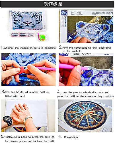 DIY Diamond Painting Kits for Adults Kids, 5D Diamond Art, Full Drill Crystal Rhinestones for Crafts, HUANNY ® Home Office Décor HUANNY