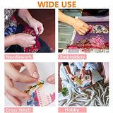 Vilihkc Rainbow Color Embroidery Floss 447 Skeins Per Pack with Cotton for Cross Stitch Threads Bracelet Yarn Craft Floss Embroidery Floss Set Vilihkc