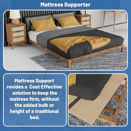Greaton, Folding Bunkie Board – Low-Profile 74″ x 37.5″ Mattress Support Platform for Daybeds, Bunk Beds, Futons & Metal/Wood Frames – Prevents Sagging, Easy to Install & Store Greaton