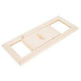 Junluck Air Vent Grille, Hemlock Room Sauna Room Air Ventilation Panel Steam Room Air Vent Grille Sauna Equipment Accessories, Adjustable Air Gap, Wear-Resistant Junluck