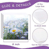 8 x 8 Inch Sublimation Air Freshener Sheets Felt Large-Size Car White Fragrant Blank Air Freshener Sheets DIY Auto Scented Sheets for Car Home Use Heat Press Decor for Various Styles, 12 Pieces Maitys