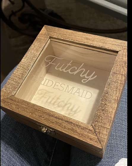 10 pc Set Unfinished Wood Craft Box with Window for Arts, Crafts and Birthday Party Favor DIY Oojami
