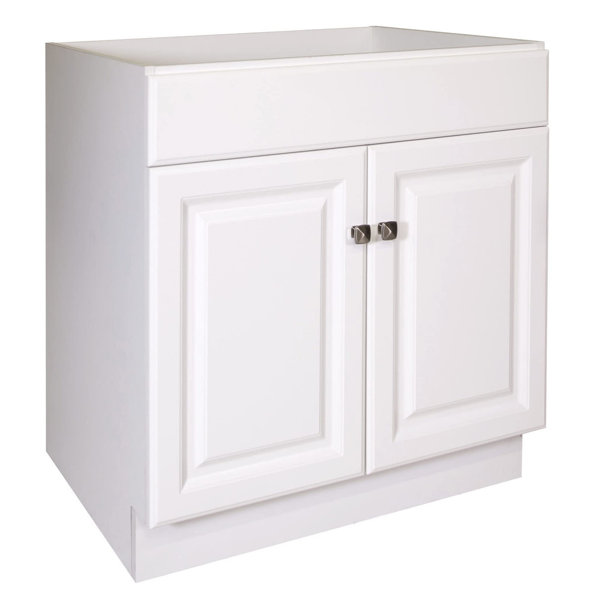Design House 597153 Wyndham Unassembled Bathroom Vanity Cabinet Without Top, 30 x 21/2 Door, White Design House