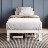 Avenco Metal Platform Bed Frame Twin Size 12 Inch – Noise Free Quiet Design, Heavy Duty Steel Support, Under Bed Storage, Easy Assembly, No Box Spring Needed Avenco