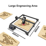 Longer Ray5 Laser Engraver, 10W Laser Cutter, 0.06 * 0.06 mm Precision Laser Engraver for Acrylic, Wood, and Metal with Emergency Stop, 3.5-inch Touch Screen for DIY Longer