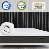 3 Inch Gel Memory Foam Mattress Topper King Size High Density Cooling Pad Pressure Relief Bed Topper (with Removable & Bamboo Cover) VALUXE