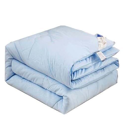 ZZDXW Summer Quilt，Polycotton Fabric Bedding，Summer Duvet Single Double King Size,Four Seasons Duvet Printing,Duvet Insert，Down Classic Quilt Anti Allergy and Warm Comforter Bed Coverless Duvet ZZDXW