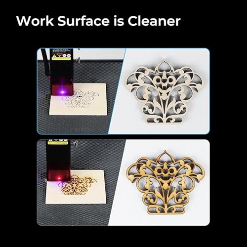Creality Air Assist Kit for Laser Engraver Falcon 10W, 22L/min Airflow Air Assist Pump for Laser Cutter and Engraver, Clean Surface Smooth Edge, Remove Smoke/Dust, Protect Laser Lens Creality