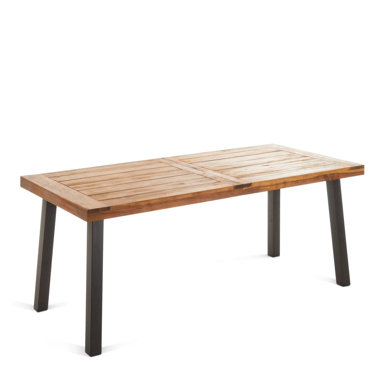 Christopher Knight Home 298192 Spanish Bay Acacia Wood Outdoor Dining Table | Perfect for Patio | with Teak Finis, Brown Christopher Knight Home