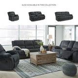 Signature Design by Ashley Draycoll Power Double Reclining Loveseat with Storage Console & USB Plug, Dark Gray Signature Design by Ashley