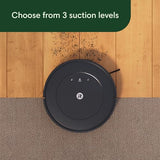 iRobot Roomba Vac Robot Vacuum (Q0120) - Easy to use, Power-Lifting Suction, Multi-Surface Cleaning, Smart Navigation Cleans in Neat Rows, Self-Charging, Alexa iRobot