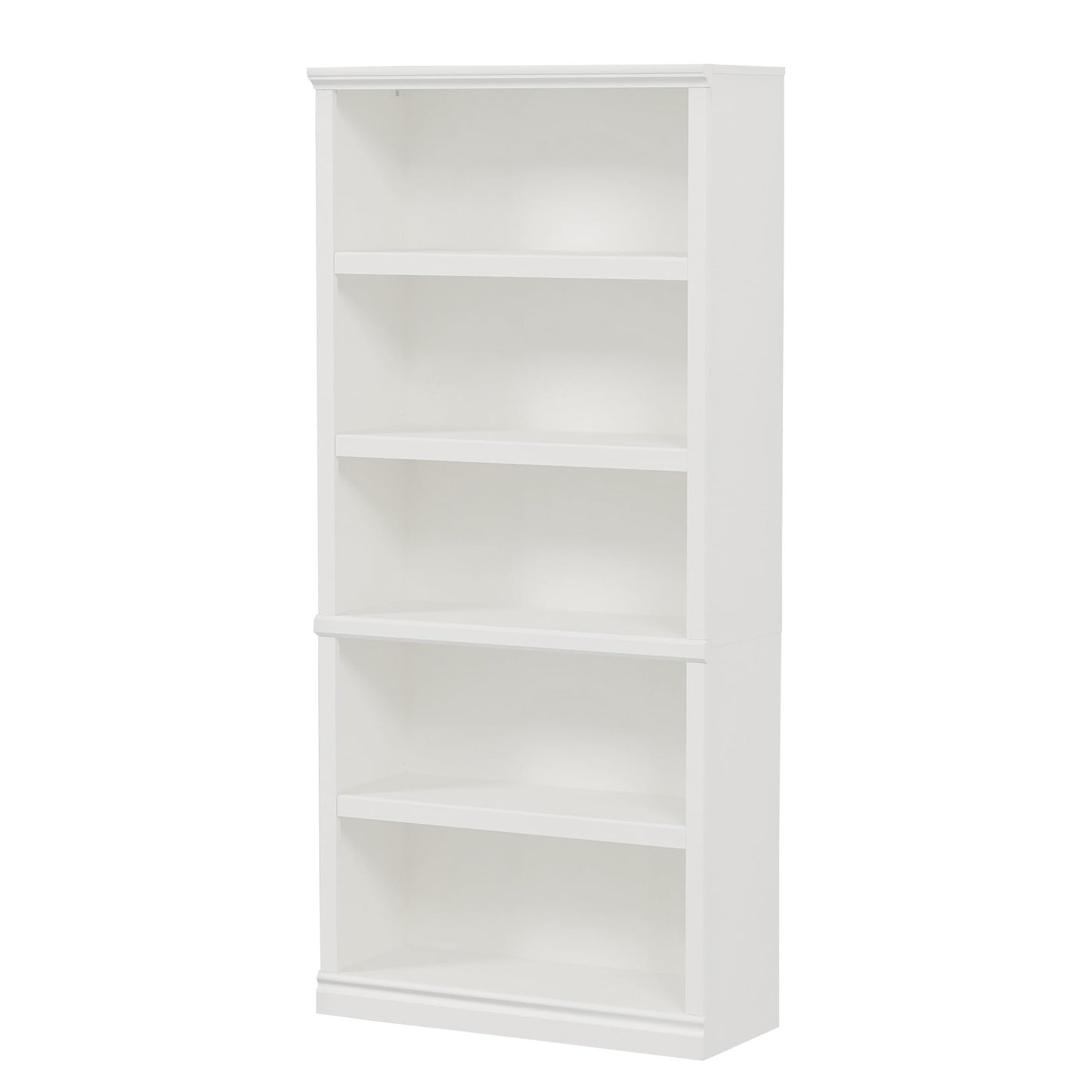 Bevfint 70" White 5-Tier Open Storage Bookshelf for Home & Office - WoodArtSupply