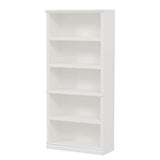 Bevfint 70" White 5-Tier Open Storage Bookshelf for Home & Office Bevfint
