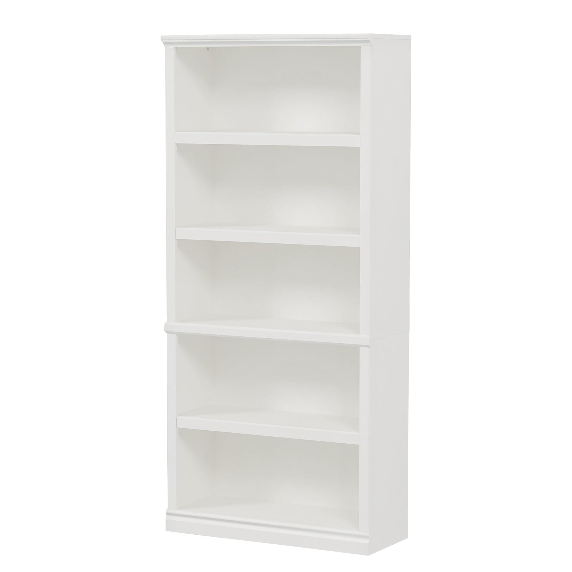 Bevfint 70" White 5-Tier Open Storage Bookshelf for Home & Office - WoodArtSupply