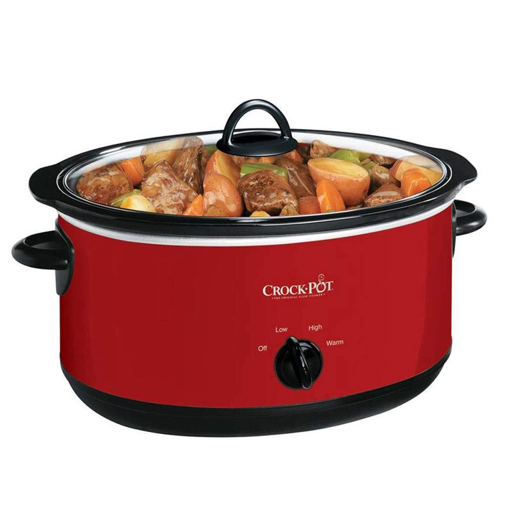 Crockpot® Manual 8-Quart Slow Cooker, Red Polished Crock-Pot