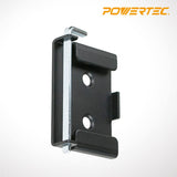 POWERTEC 71132 Quick-Release Workbench Caster Plates, 4-Pack POWERTEC