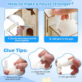 Crafts Bird Feeder, DIY Bird House Wood Craft Kit for Kids Ages 3-5 4-8 8-12,Build and Paint Wooden Bird House Feeder, DIY Wild Birdhouse Art Activities Crafts for Children Boys Girls Col-Pary