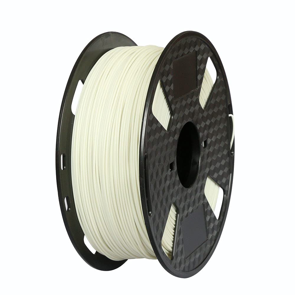 CC3D PLA Max Bone White PLA Filament 1.75 mm 1KG 3D Printer Filament 2.2LBS 3D Printing Material Stronger Pro Plus + Filament Ivory White Bone Color CC3D
