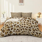 Single Bedding Set 3 Pieces with Minimalist Art Modern 1 Printed Zipper Closure Duvet Cover with 2 Pillow Shams, Ultra Soft Brushed Microfiber Multicolor for Kids Girls Generic