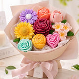 Defresit 13 Pcs Flower Candle Molds Set, Reusable Rose Tulip Daisy Candle Making Molds, Flower Silicone Mold Making Kit for Candles, Soaps, Resin Crafts, DIY Craft Gift for Mother’s Day, Beginners