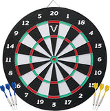 Viper Double Play 2-in-1 Baseball Dartboard with Darts,Black Viper