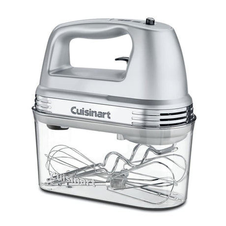 Cuisinart HM-90BCS Power Advantage Plus 9-Speed Handheld Mixer with Storage Case, Brushed Chrome Cuisinart