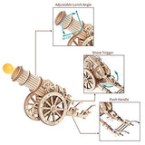 ROKR 3D Wooden Puzzles Model Building Kits Cannon Toys - DIY Wooden Catapult Toys for Kids STEM Educational Projects for Boys/Girls/Adults ROKR