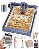 Laser Engraver 10W Laser Engraving Machine for Wood Metal Acrylic Glass Stone, Powerful DIY CNC Portable Laser Cutter 7.9" x 11.8" (Near A4) Offline Engraving Carverall K15 Pro, 10000mW, Class 1 Carverall