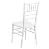 Flash Furniture HERCULES Series White Wood Chiavari Chair Flash Furniture