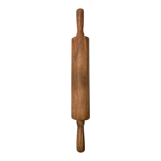 Ironwood Gourmet Acacia Wood Rolling Pine, 12" barrel x 2.75"