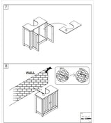 MEZHI Under Sink Vanity Cabinet Bathroom Double Door Shelf Cupboard Basin Organizer MEZHI
