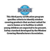 2-inch Flat Slat Faux Wood Cordless Room Darkening Blind for Windows - Starting at $18.97 - (Over 1,000 Custom Sizes), White - 18" W x 48" H Lumino