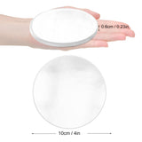 40 Pieces 4 Inch Sublimation Blank Ceramic Coasters, Glazed Ceramic Coasters, Ceramic Round Coasters with Cork Backing Pads for Painting, DIY Crafts, Sublimation, Circular, White. by GNIEMCKIN GNIEMCKIN