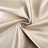 SiinvdaBZX 4Pcs Satin Sheet Set King Size Ultra Silky Soft Beige Satin King Bed Sheets with Deep Pocket, 1 Fitted Sheet, 1 Flat Sheet, 2 Envelope Closure Pillowcases SiinvdaBZX