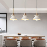 OROILUPU 9.4'' Concrete Pendant Lights Kitchen Island Hanging Lights Unique Pinecone Lampshade Industrial Chandelier Nordic Cement Pendant Light for Dining Room,Bedside,Kitchen,Hallway,1Pcs,White OROILUPU
