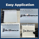 Brilliance Laser Inks Ceramic and Glass Black Marking Spray - 12oz Aerosol Marks on Ceramics and Glass. Aerosol for Fiber, YAG, Diode, and CO2 Laser Engraver Machine, BLI420 BRILLIANCE LASER INKS